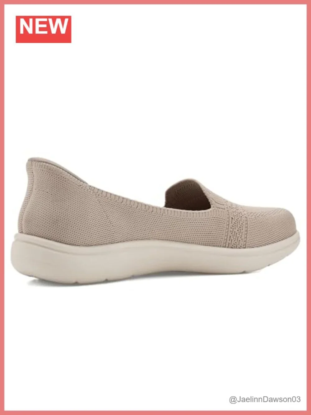 Comfort Slip-on Loafers with Knit Upper and Air-Cooled Goga Mat Foam